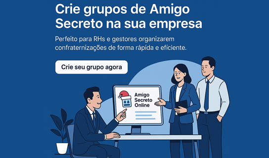 Equipe de escritório comemorando e trocando presentes